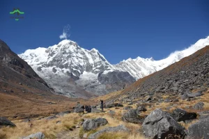 Annapurna South view on the way to Annapurna Base Camp 4130m