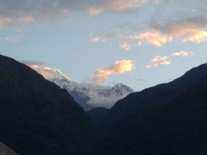 Annapurna south and Hiuchuli view from Ulleri