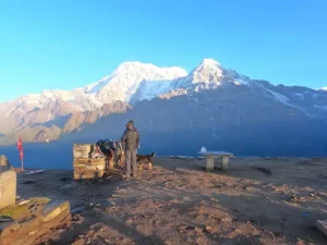 Annapurna south view from mardi trek