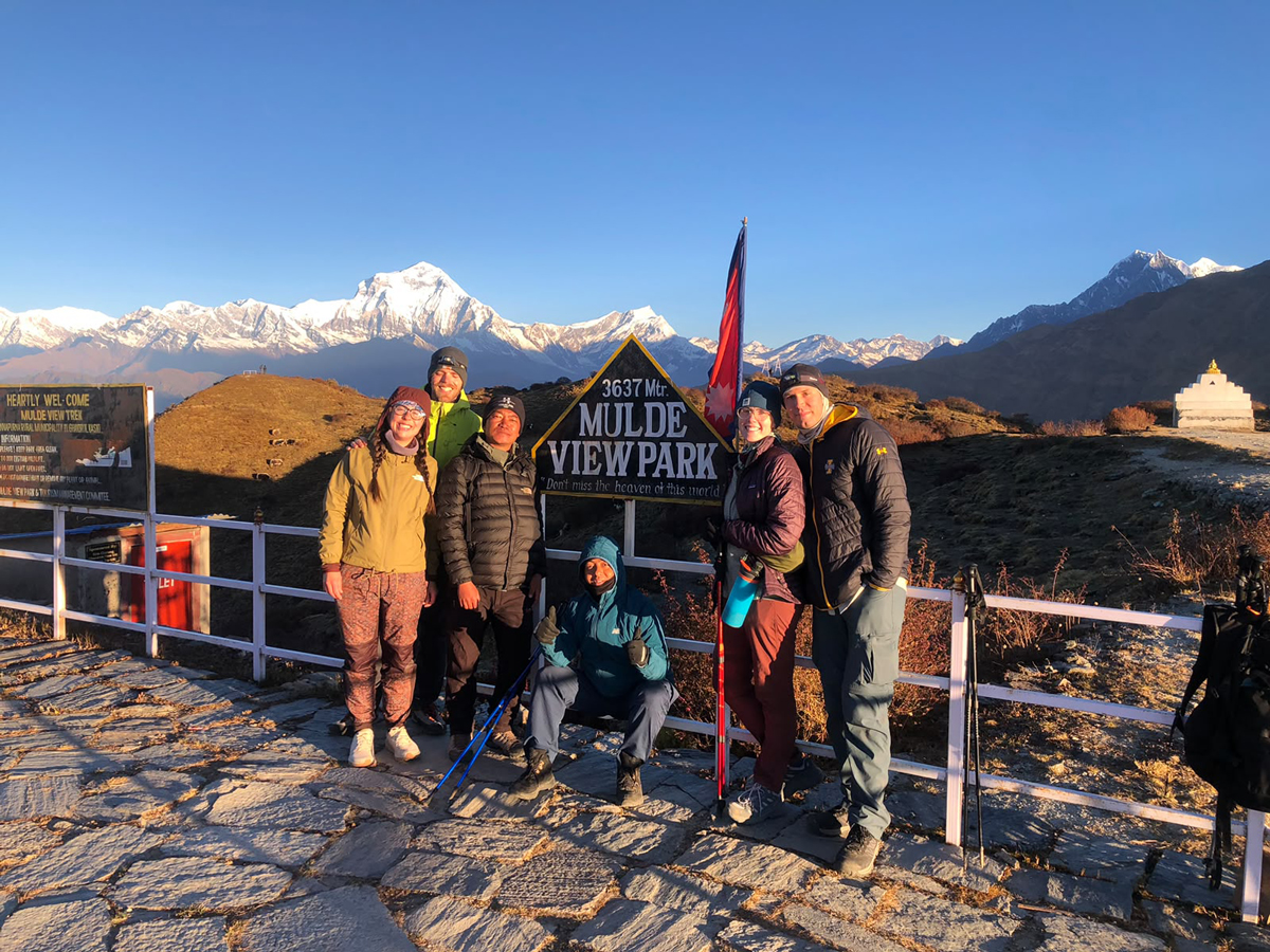 Erik Team at Muldai View Point