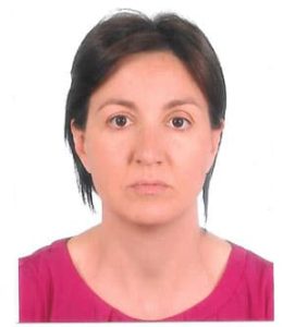 a close-up of a woman