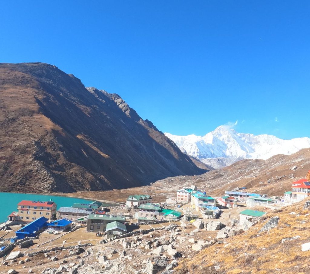 Mountain Views During Everest Base Camp Trek 11 Cho Oyu view from Gokyo