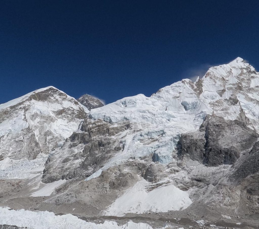 Mountain Views During Everest Base Camp Trek 5 Mount Everest View from EBC