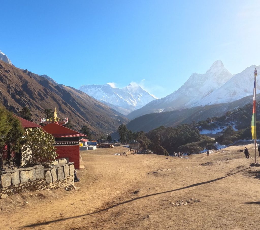 Mountain Views During Everest Base Camp Trek 15 Tengboche