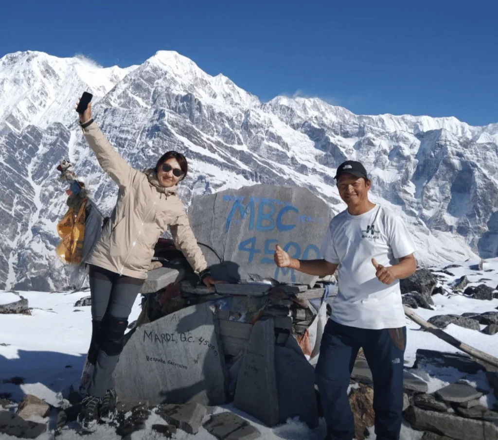 Autumn Treks in Nepal 9 Mardi Himal base camp